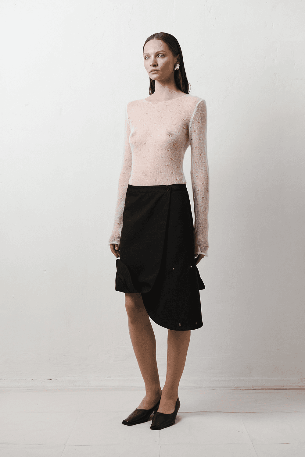 'PETALE' MIDI SKIRT 