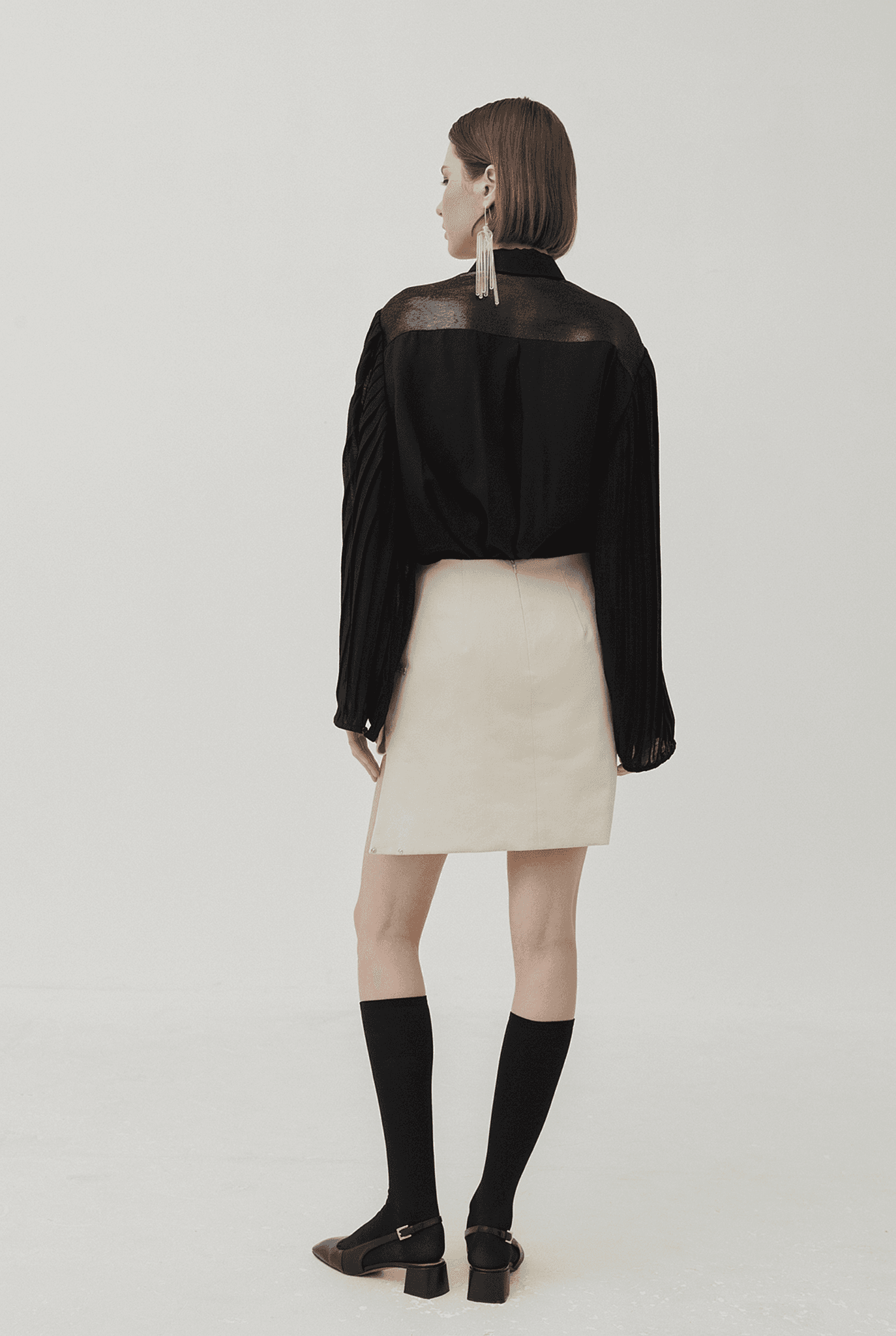 'ANCA' TUCKED HEM SKIRT 'ANCA' TUCKED HEM SKIRT